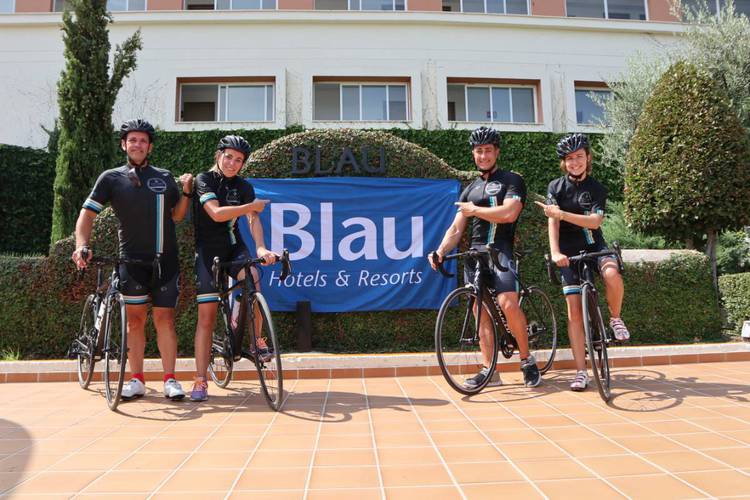 Radfahren Blau Punta Reina  Mallorca